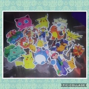 15 Pokemon stickers